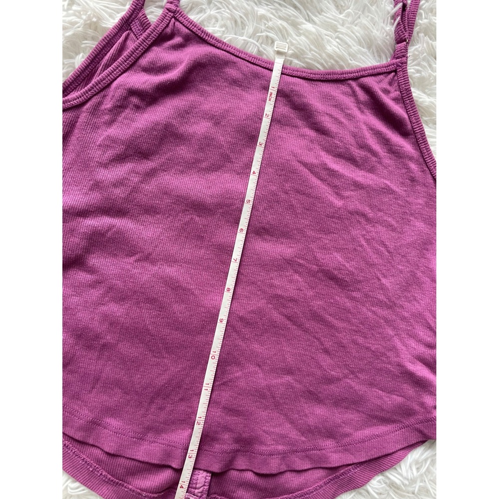 Pilcro Button Front Ribbed Cami Tank Top - Picture 8 of 9